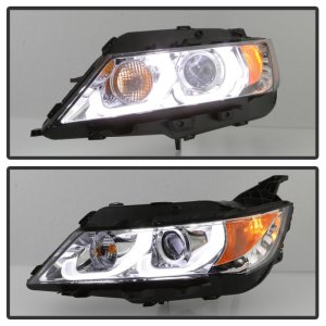 Chevrolet Impala Headlights - SPYDER - Projector - Low/High Beam H9 - Chrome - `14-`19 Chevrolet Impala Headlights - SPYDER - Projector - Low/High Beam H9 - Chrome - `14-`19