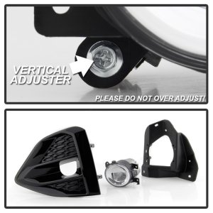 Nissan Maxima Fog Lights - SPYDER - Full LED w/Switch - Clear - `09-`21