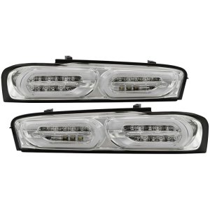 Chevrolet Camaro LED Tail Lights - SPYDER - Sequential Turn Signal - Chrome - `16-`18