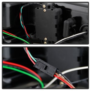 Chevrolet Camaro LED Tail Lights - SPYDER - Sequential Turn Signal - Black - `16-`18