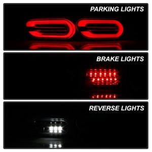 Chevrolet Camaro LED Tail Lights - SPYDER - Sequential Turn Signal - Black - `16-`18
