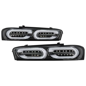 Chevrolet Camaro LED Tail Lights - SPYDER - Sequential Turn Signal - Black - `16-`18