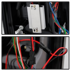 Chevrolet Silverado LED Tail Lights - SPYDER - Black - `19-`20