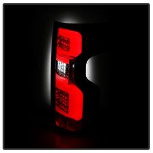 Chevrolet Silverado LED Tail Lights - SPYDER - ALT-YD-CS19HAL-C - Chrome - `19-`20