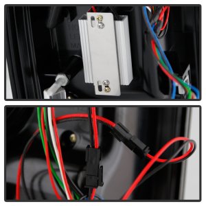 Chevrolet Silverado LED Tail Lights - SPYDER - ALT-YD-CS19HAL-C - Chrome - `19-`20