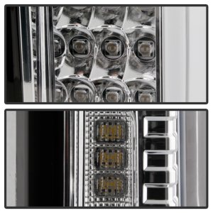 Chevrolet Silverado LED Tail Lights - Rear - SPYDER - LED Model - Chrome - `19-`20