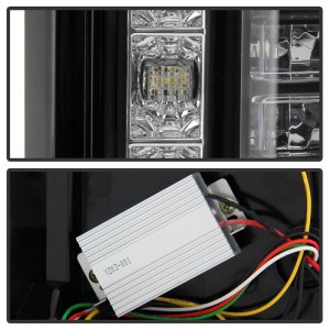 Dodge Ram LED Tail Lights - SPYDER - Sequential Turn Signal - Black - `19-`20