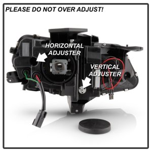 Chevrolet Camaro Headlights - SPYDER - Projector, Sequential Turn Signal - Black - `16-`18