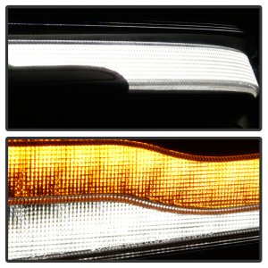 Dodge Ram Headlights - SPYDER - Projector with Sequential Turn Signal - Black - `19-`20