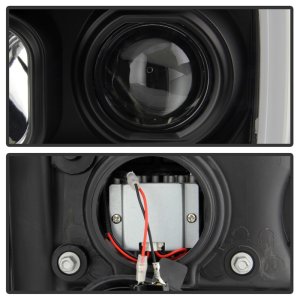 GMC Sierra 2500 Headlights - SPYDER - Platinum Series LED Low Beam - Black - `07-`13