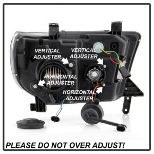 Toyota Tundra Headlights - SPYDER - Spyder Platinum Series - Black - `07-`09 Toyota Tundra Headlights - SPYDER - Spyder Platinum Series - Black - `07-`09