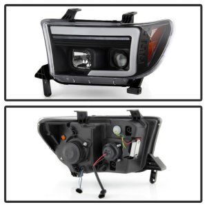 Toyota Tundra Headlights - SPYDER - Spyder Platinum Series - Black - `07-`09 Toyota Tundra Headlights - SPYDER - Spyder Platinum Series - Black - `07-`09