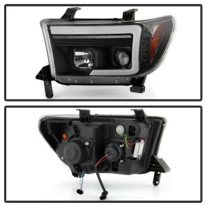 Toyota Tundra Headlights - SPYDER - Spyder Platinum Series - Black - `07-`09 Toyota Tundra Headlights - SPYDER - Spyder Platinum Series - Black - `07-`09