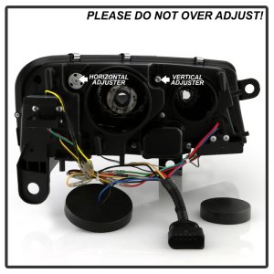 Audi A6 Headlights - SPYDER - HALO LED Projector Headlights + Sequential LED Turn Signal Lights - `09-`11