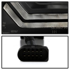 Audi A6 Headlights - SPYDER - HALO LED Projector Headlights + Sequential LED Turn Signal Lights - `09-`11