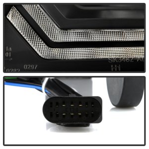 Audi A6 Projector Headlights - SPYDER - Sequential LED Turn Signal Lights, HID Model - `09-`11