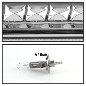 Ford F-450 Headlights - SPYDER - LED + Halogen, Version 2 - Chrome - `08-`10