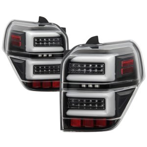 Toyota 4Runner LED Tail Lights - SPYDER - Sequential Turn Signal - Black - `10-`14 Toyota 4Runner LED Tail Lights - SPYDER - Sequential Turn Signal - Black - `10-`14