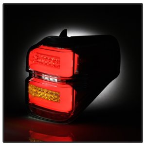 Toyota 4Runner LED Tail Lights - SPYDER - Sequential Turn Signal - Smoke - `10-`14