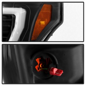 Ford F450 Headlights - SPYDER - Platinum Series V2 High-Power LED Module - Black - `11-`16