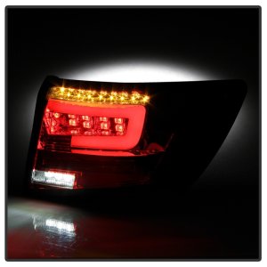 Subaru Impreza Tail Lights - SPYDER - LED - Red Clear - `08-`11