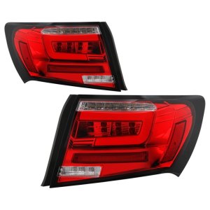 Subaru Impreza Tail Lights - SPYDER - LED - Red Clear - `08-`11 Subaru Impreza Tail Lights - SPYDER - LED - Red Clear - `08-`11