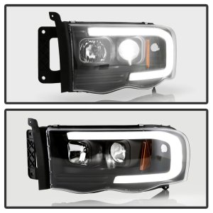 Dodge Ram 1500 Headlights - SPYDER - Spyder Platinum Series High-Power LED Module - Black - `02-`05