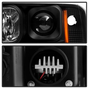 Dodge Ram 2500 Headlights - SPYDER - Spyder Platinum Series High-Power LED Module - Black - `03-`05