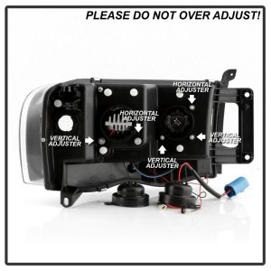 Dodge Ram 3500 Headlights - SPYDER - Spyder Platinum Series High-Power LED Module - Black - `03-`05