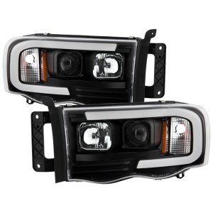 Dodge Ram 3500 Headlights - SPYDER - Spyder Platinum Series High-Power LED Module - Black - `03-`05
