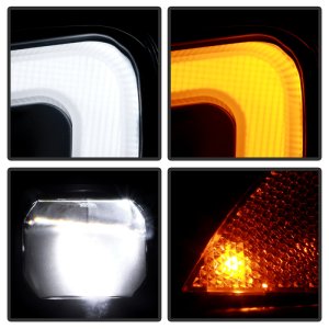 Subaru Impreza Headlights - SPYDER - APEX Series Projector LED Model High-Power LED Module - Black - `15-`20