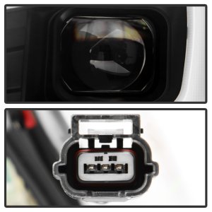 Subaru Impreza Headlights - SPYDER - APEX Series Projector LED Model High-Power LED Module - Black - `15-`20