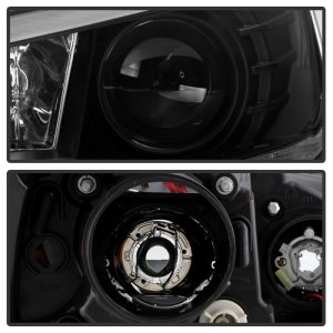 Mitsubishi Lancer EVO Headlights - SPYDER - Projector - Black - `08-`17