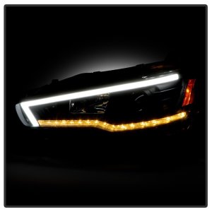 Mitsubishi Lancer EVO Headlights - SPYDER - Projector - Black - `08-`17