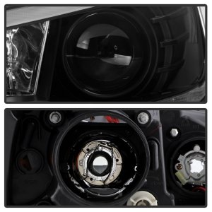 Mitsubishi Lancer EVO Headlights - SPYDER - Projector - Black - `08-`17