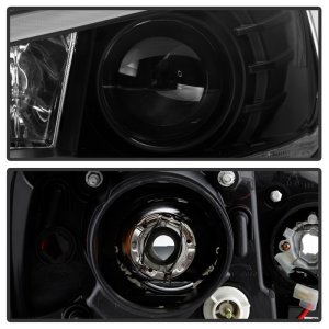 Mitsubishi Lancer Headlights - SPYDER - Projector, Spyder Signature Series, Xenon/HID, Sequential LED Turn Signal - Black - `08-`17