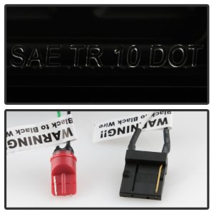 Mitsubishi Evolution LED Tail Lights - Rear - SPYDER - Version 2 - Black Smoke - `08-`14