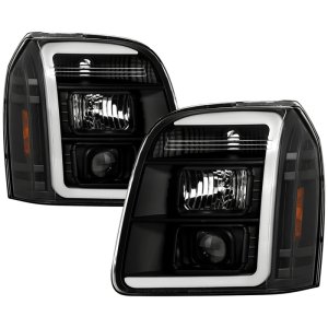 GMC Yukon Denali Headlights - SPYDER - Version 2 Projector Headlights - Black - `07-`14