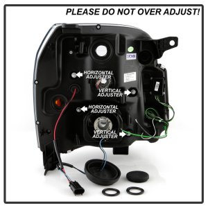 GMC Yukon Denali Headlights - SPYDER - Version 2 Projector Headlights - Black - `07-`14