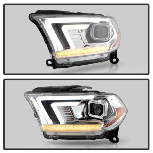 Dodge Durango Projector Headlights - SPYDER - Spyder Signature Series - Chrome - `11-`13