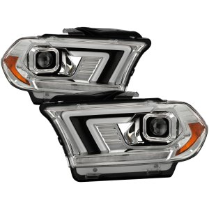 Dodge Durango Projector Headlights - SPYDER - Spyder Signature Series - Chrome - `11-`13