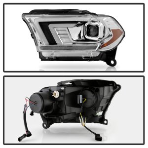 Dodge Durango Projector Headlights - SPYDER - Spyder Signature Series - Chrome - `11-`13