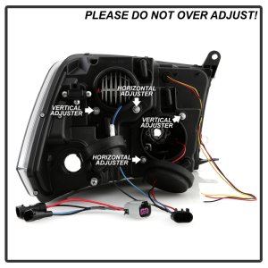 Dodge Ram 3500 Headlights - SPYDER - Spyder Platinum Series with High-Power LED Module (Low Beam) - Black - `09-`18