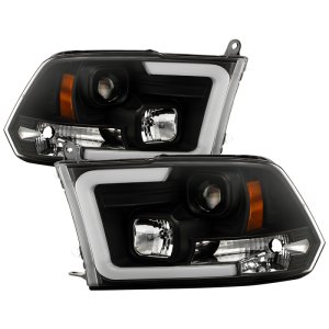 Dodge Ram 3500 Headlights - SPYDER - Spyder Platinum Series with High-Power LED Module (Low Beam) - Black - `09-`18