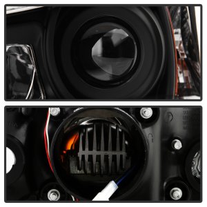 Dodge Charger Headlights - SPYDER - Platinum Series High-Power LED Module - Black - `11-`14