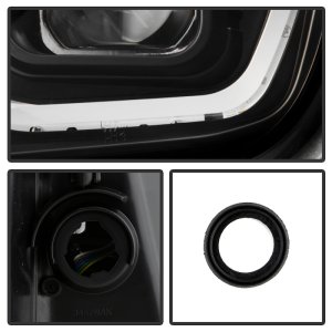 Chevrolet Camaro Headlights - SPYDER - Sequential LED Switchback Turn Signal Lights - Black - `10-`13