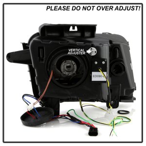 Chevrolet Camaro Headlights - SPYDER - Sequential LED Switchback Turn Signal Lights - Black - `10-`13