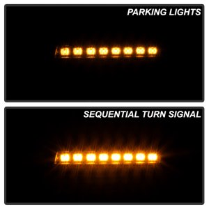 Jeep Wrangler LED Tail Lights - SPYDER - Sequential LED Turn Signal Lights - Black - `18-`20