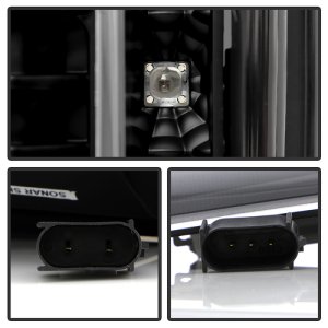 Ford F250 Superduty LED Tail Lights - SPYDER - Halogen Model Only - Black - `20-`21