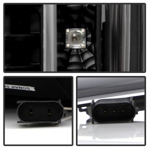 Ford F250 Superduty LED Tail Lights - SPYDER - Halogen Model Only - Black - `20-`21